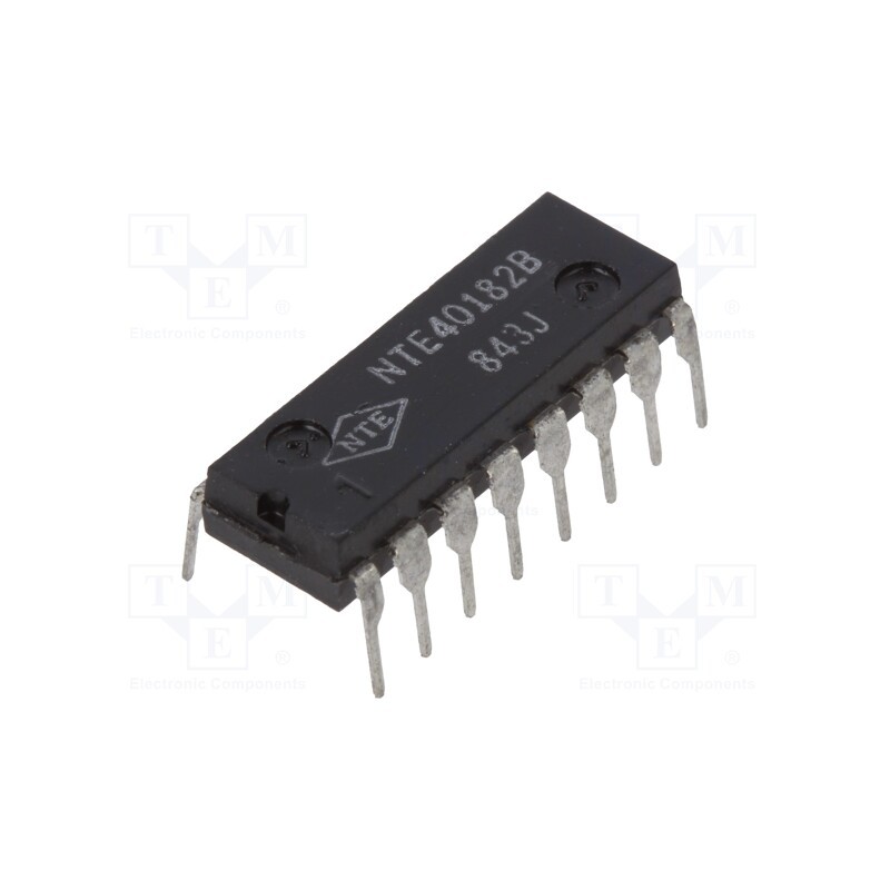 10 pcs : NTE40182B - IC: digital, Look-Ahead Carry Generator, CMOS, THT, DIP16, 3÷18VDC