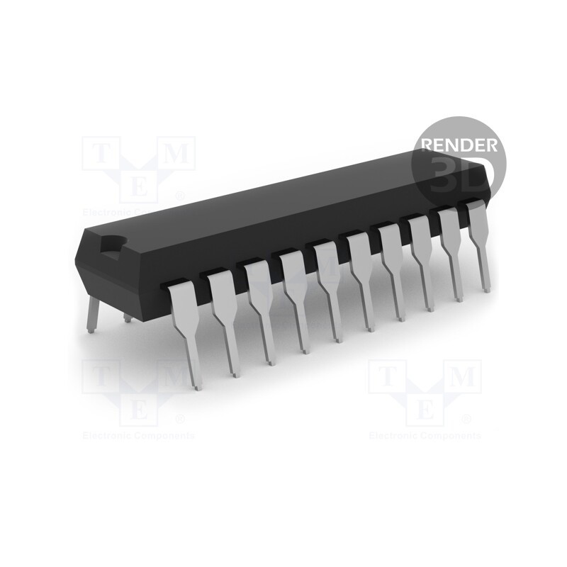 10 pcs : AT89C4051-24PU - IC: microcontroller 8051, Flash: 4kx8bit, Interface: UART, 4÷6VDC