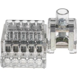 3 pcs - RS PRO Clear Terminal Block, 35mm², Screw Termination