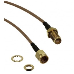 1 pcs - RS PRO Male SMA to SMA Coaxial Cable, 305mm, RG316 Coaxial, Terminated