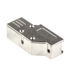 1 pcs - MH Connectors MHDCMR Series Zinc Right Angle D Sub Backshell, 9 Way, Strain Relief