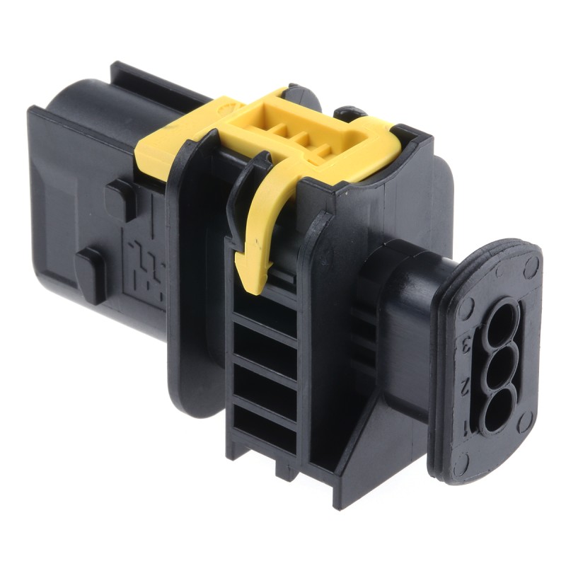 1 pcs - TE Connectivity, HDSCS Automotive Connector Plug 3 Way