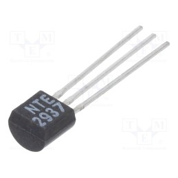 10 pcs : NTE2937 - Transistor: P-JFET, unipolar, 0.35W, TO92, 50mA