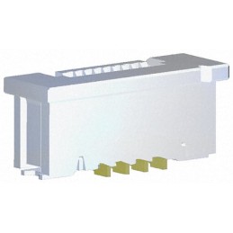 1 pcs - TE Connectivity, FPC 0.5mm Pitch 8 Way Straight Female FPC Connector, ZIF Vertical Contact