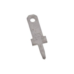 10 pcs - 19712-4001 Molex 19712 Uninsulated Male Spade Connector, PCB Tab, 0.51 x 2.79mm Tab Size