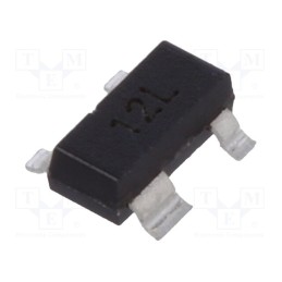 10 pcs : LCDA12C-1.TCT - Diode: TVS array, 13.3V, 20A, 500W, bidirectional, SOT143, Ch: 1