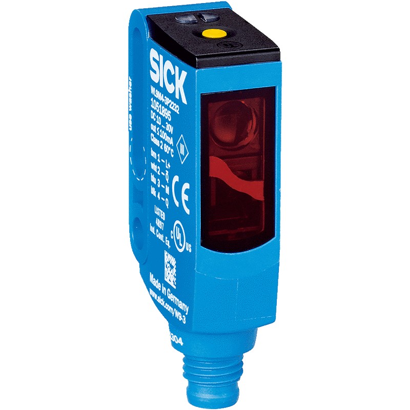 1 pcs - Sick Retroreflective Photoelectric Sensor, Block Sensor, 0 - 5 m Detection Range