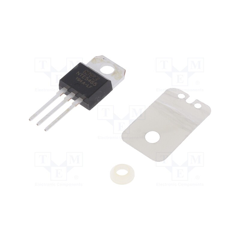 10 pcs : NTE5465 - Thyristor, 400V, Ifmax: 10A, Igt: 15mA, TO220, THT, Ifsm: 100A, 1.6us