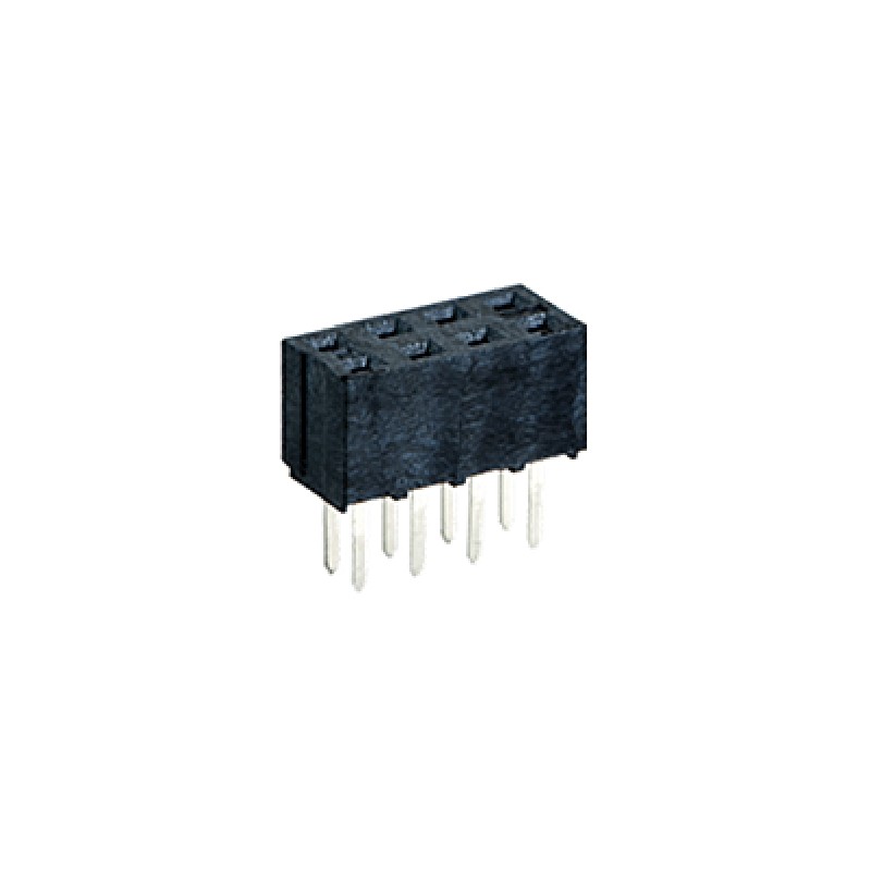 10 pcs - 791077004 Molex Straight Through Hole Mount PCB Socket, 10-Contact, 2-Row, 2mm Pitch, Plug-In Termination