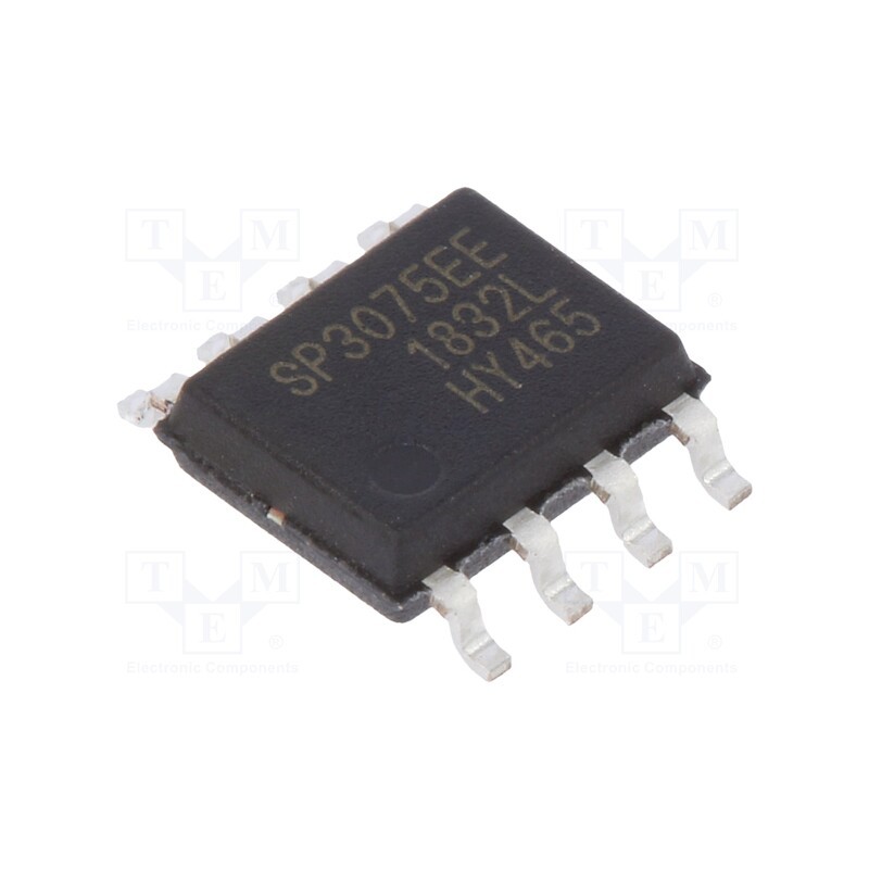 10 pcs : SP3075EEN-L - IC: interface, transceiver, full duplex,RS422,RS485, 500kbps, SO8