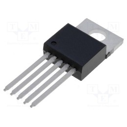 10 pcs : LM2576T-005G - IC: PMIC, DC/DC converter, Uin: 8÷40VDC, Uout: 5VDC, 3A, TO220-5