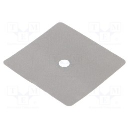 10 pcs : EYGS0404ZLMP - Heat transfer pad: graphite, L: 38mm, W: 36mm, Thk: 0.2mm, 20W/mK