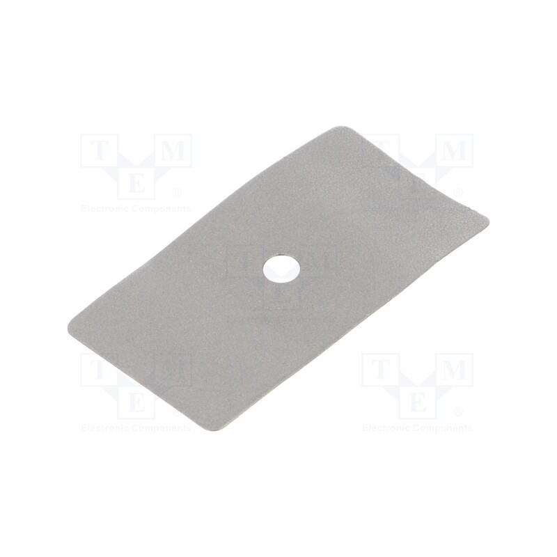 10 pcs : EYGS0305ZLSM - Heat transfer pad: graphite, L: 51mm, W: 27mm, Thk: 0.2mm, 20W/mK