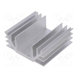 10 pcs : - Heatsink: extruded, U, L: 70mm, W: 74mm, H: 30mm, aluminium