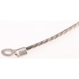 10 pcs - RS PRO Braided Wire, M3.5 Stud Size, 16 x 4 x 0.15 mm, 0.2m BS EN 13602:2002, BS4109