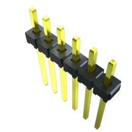 10 pcs - MTMM-105-08-T-S-320 Samtec MTMM Series Straight Through Hole Pin Header, 5 Contact(s), 2.0mm Pitch, 1 Row(s), Unshroude