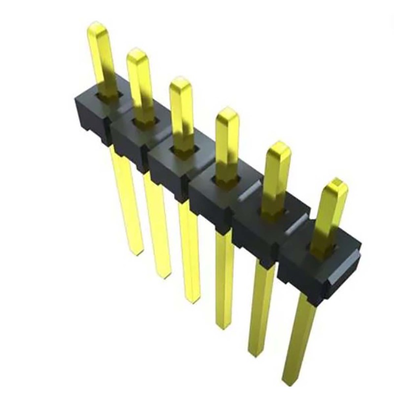 10 pcs - MTMM-105-08-T-S-320 Samtec MTMM Series Straight Through Hole Pin Header, 5 Contact(s), 2.0mm Pitch, 1 Row(s), Unshroude