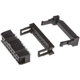 10 pcs - T812116A101CEU Amphenol ICC 16-Way IDC Connector Socket for Cable Mount, 2-Row