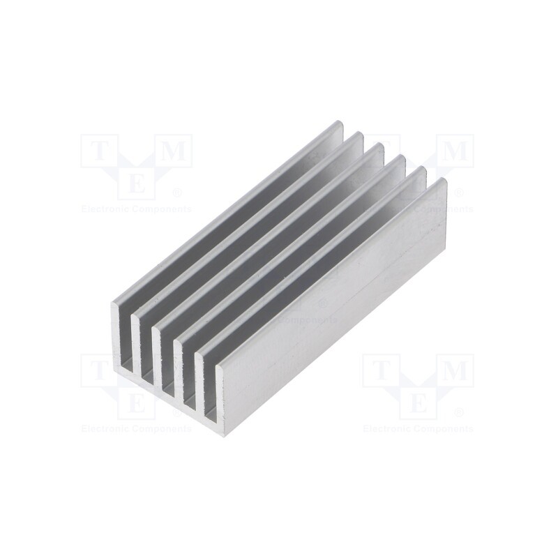 10 pcs : SK 653 50 AL - Heatsink: extruded, grilled, aluminium, L: 50mm, W: 21mm, H: 14mm