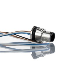 1 pcs - Phoenix Contact Circular Connector, 4 Contacts, Panel Mount, M12 Connector, Plug, Male, IP67, SACC Series