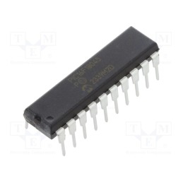 10 pcs : PIC16F18045-E/P - IC: PIC microcontroller, 14kB, 32MHz, 1.8÷5.5VDC, THT, PDIP20,