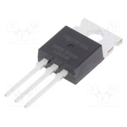 10 pcs : DSEC16-06A - Diode: rectifying, THT, 600V, 10Ax2, , Ifsm: 50A, TO220AB, 60W