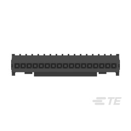 10 pcs - 1-2355088-7 TE Connectivity MICRO CT Series Straight Cable Mount, IDC PCB Socket, 17-Contact, 1-Row, 1.2mm Pitch, IDC T