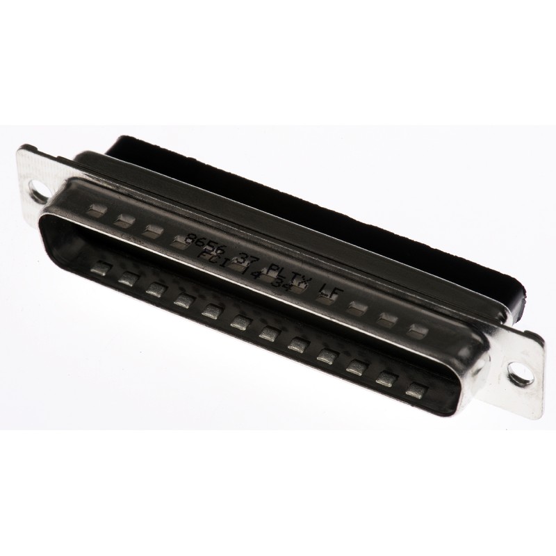 10 pcs - 865637PLTXLF Amphenol ICC 8656 37 Way Cable Mount D-sub Connector Plug, 2.76mm Pitch