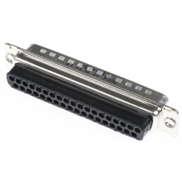 10 pcs - 865637PLTXLF Amphenol ICC 8656 37 Way Cable Mount D-sub Connector Plug, 2.76mm Pitch