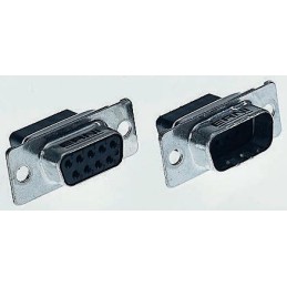 10 pcs - 14.181 Provertha TMC 25 Way Cable Mount D-sub Connector Plug