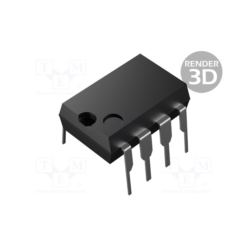 10 pcs : TC4626CPA - IC: driver, voltage booster,MOSFET gate driver, DIP8, 1.5A, Ch: 2