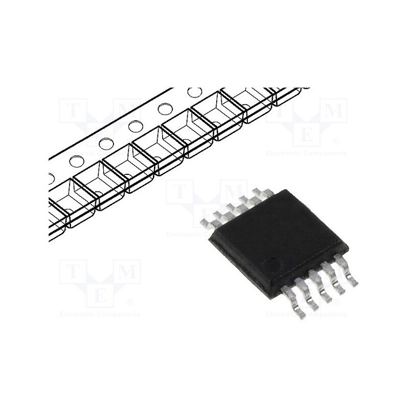 10 pcs : TPS54140DGQ - IC: PMIC, DC/DC converter, Uin: 3.5÷42VDC, Uout: 0.8÷39VDC, 1.5A