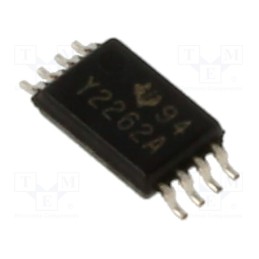 10 pcs : TLC2262AIPW - IC: operational amplifier, 730kHz, Ch: 2, TSSOP8, , IB: 800pA
