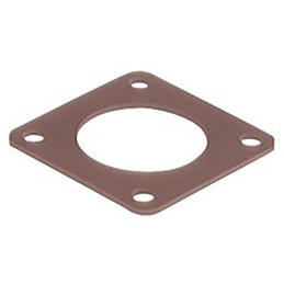 100 pcs - 733321002 CM 02 D 14S Hirschmann Flat Gasket for use with DIN Universal Connectors, MIL Universal Connectors, MIL-C-50