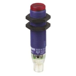 1 pcs - Telemecanique Sensors Retroreflective Photoelectric Sensor, Barrel Sensor, 1.4 m Detection Range