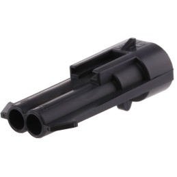 10 pcs - 12162000 Delphi, Metri-Pack 150 Automotive Connector Plug 2 Way, Crimp Termination