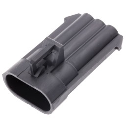 10 pcs - 12129615 Delphi, Metri-Pack 150 Automotive Connector Plug 3 Way, Crimp Termination