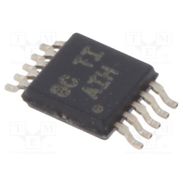 10 pcs : TPS62000DGS - IC: PMIC, DC/DC converter, Uin: 2÷5.5VDC, Uout: 0.9÷5VDC, 0.6A, Ch: 1