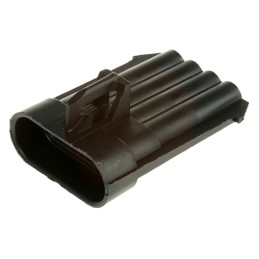 10 pcs - 12162102 Delphi, Metri-Pack 150 Automotive Connector Plug 4 Way, Crimp Termination
