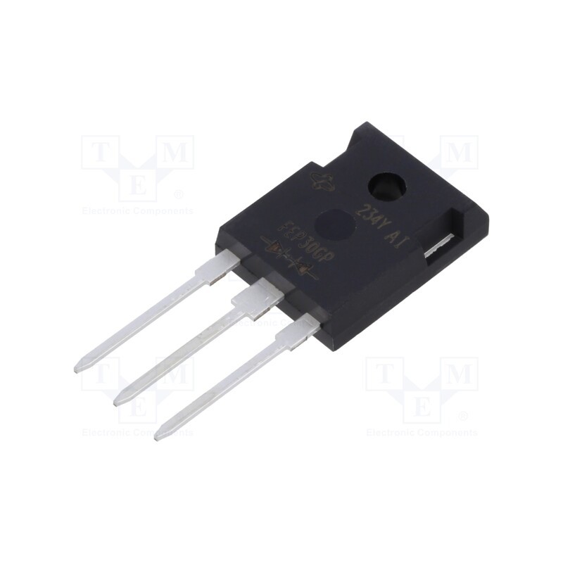 10 pcs : FEP30GP-E3/45 - Diode: rectifying, THT, 400V, 15Ax2, , Ifsm: 300A, TO247AD, 50ns