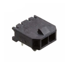 10 pcs - 436500201 Molex Micro-Fit 3.0 Series Right Angle Through Hole PCB Header, 2 Contact(s), 3.0mm Pitch, 1 Row(s), Shrouded