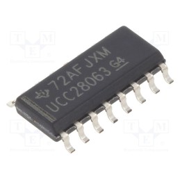 10 pcs : UCC28063D - IC: PMIC, PFC controller, SO16, -40÷125°C, Usup: 12.6÷21V,