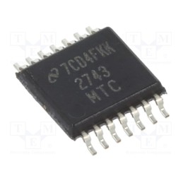 10 pcs : LM2743MTC/NOPB - IC: PMIC, DC/DC converter, Uin: 2.2÷16VDC, Uout: 0.6÷13.5VDC, 20A