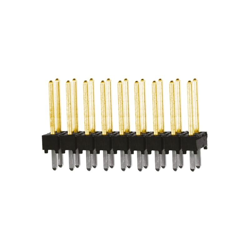 10 pcs - TSW-109-14-L-D Samtec TSW Series Straight Through Hole Pin Header, 18 Contact(s), 2.54mm Pitch, 2 Row(s), Unshrouded