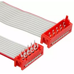 10 pcs - 2205071-3 TE Connectivity Micro-MaTch Series Flat Ribbon Cable, 10-Way, 1.27mm Pitch, 200.5mm Length, Micro-MaTch IDC t