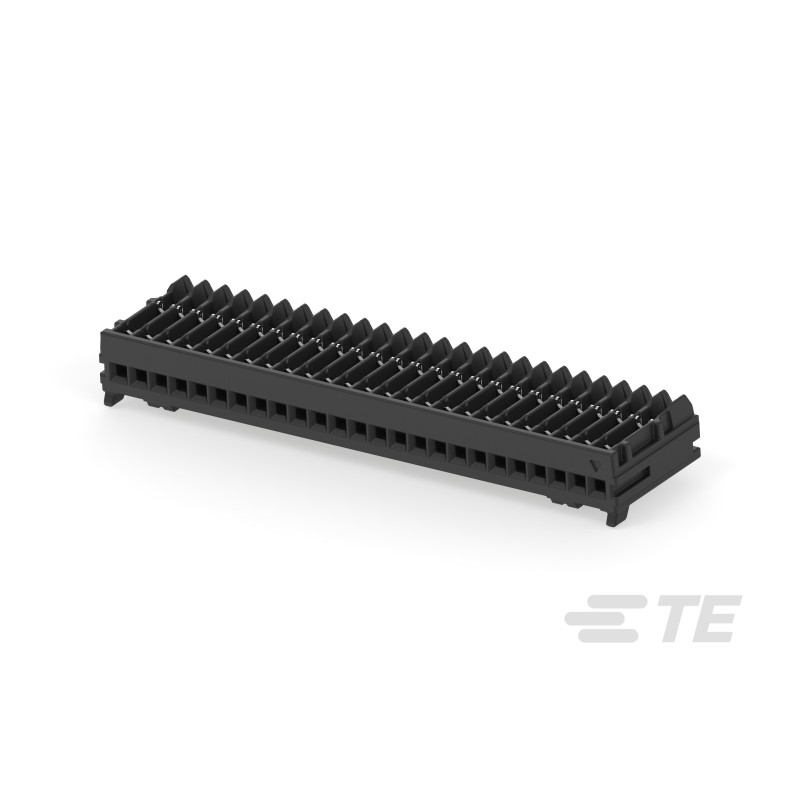 10 pcs - 2-2355088-5 TE Connectivity MICRO CT Series Straight Cable Mount, IDC PCB Socket, 25-Contact, 1-Row, 1.2mm Pitch, IDC T