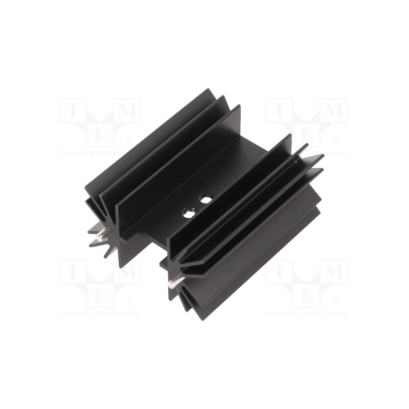 10 pcs : FA-T220-51E - Heatsink: extruded, TO218,TO220,TO247, black, L: 25mm, W: 41.6mm