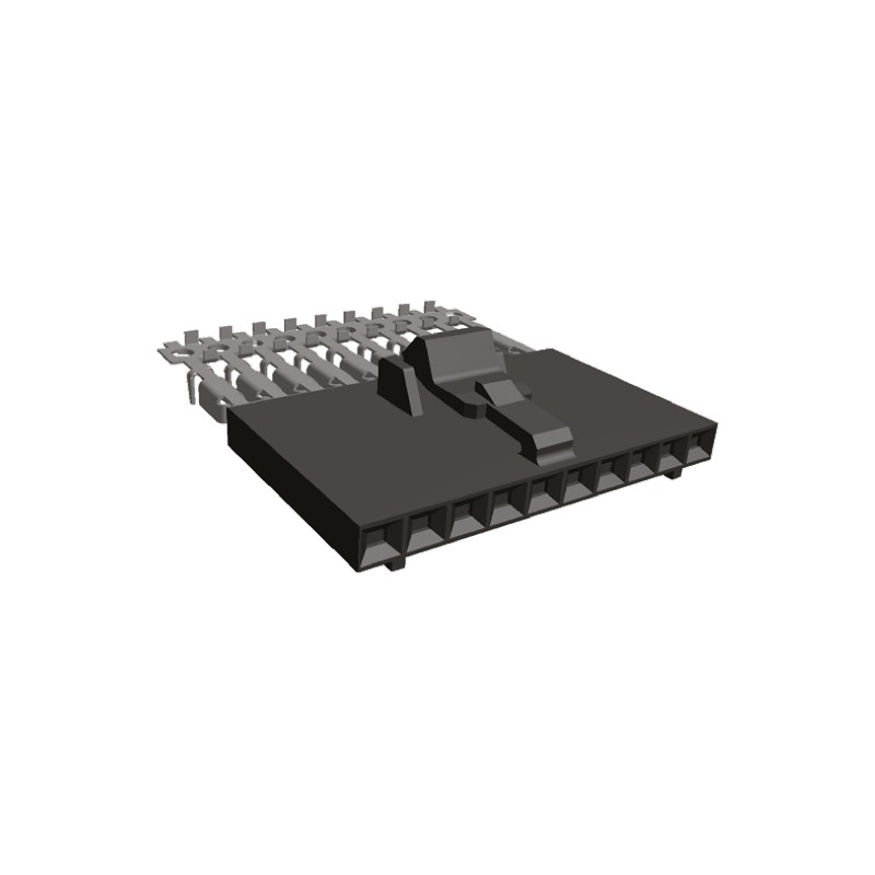 10 pcs - 5-103957-9 TE Connectivity 10-Way IDC Connector Socket for Cable Mount, 1-Row