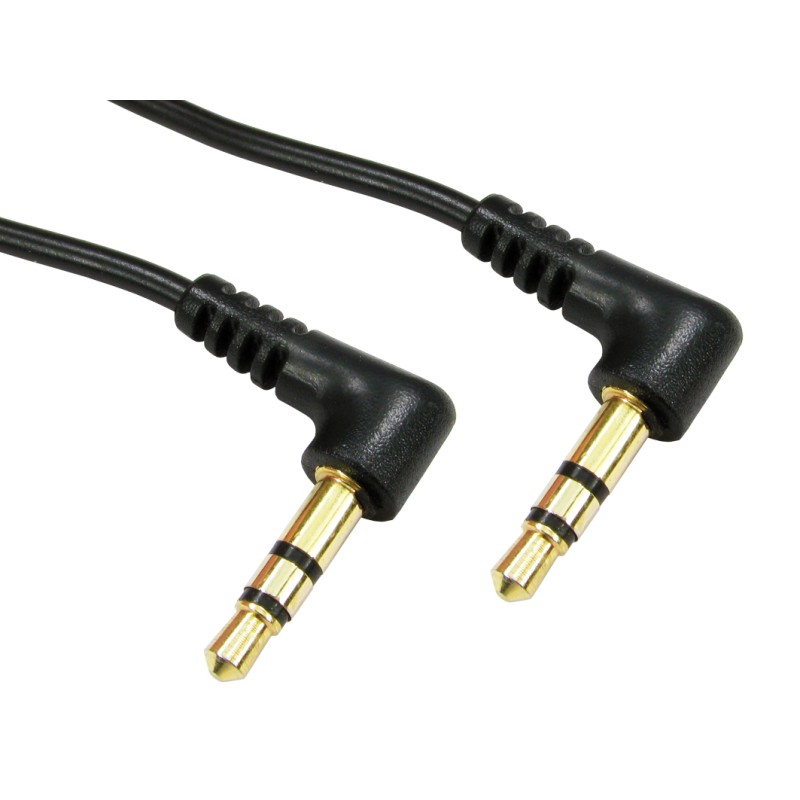 10 pcs - RS PRO Male 3.5mm Stereo Jack to Male 3.5mm Stereo Jack Aux Cable, 300mm
