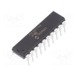10 pcs : PIC16F1768-I/P - IC: PIC microcontroller, 7kB, 32MHz, 2.3÷5.5VDC, THT, DIP20, PIC16